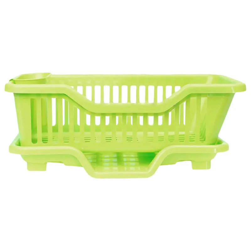 

Kitchen Sink Dish Plate Utensil Drainer Drying Rack Holder Basket Organizer Tray