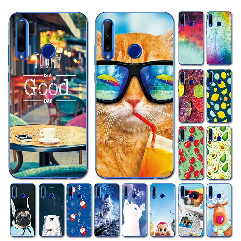 

Phone Case For Huawei Honor 10i 10 i Funny Cats Patternd Bumper Honor 10i TPU Case Cover For Huawei Honor 10i Brilliant Color
