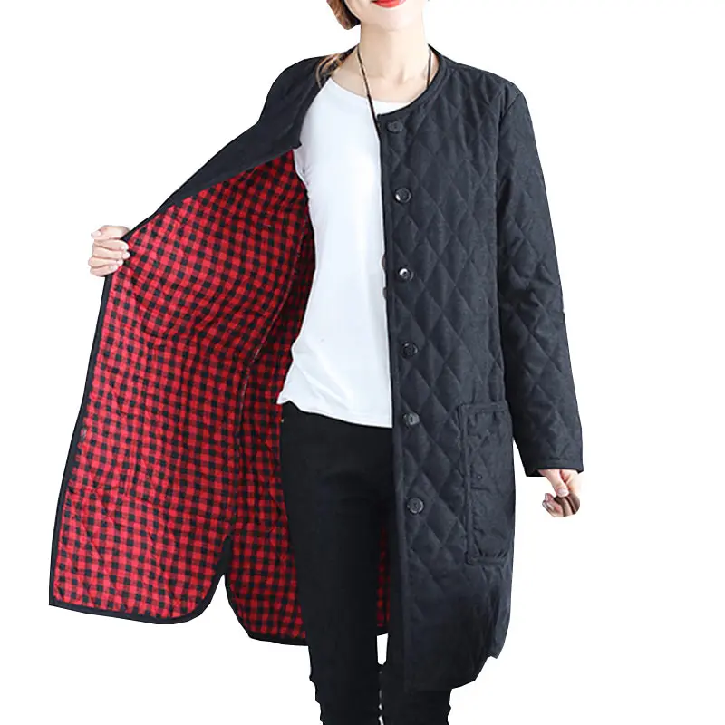 Koop Winter Vrouwen Katoen Basic Jas 2017 Nieuwe Lange Sectie Vrouwelijke parka Dikke warme Jas Houden Casual Grote Maat Lady Bovenkleding Z34