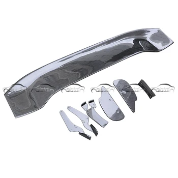 

OLOTDI Top quality JS style Carbon Fiber Spoiler Car Auto Wing Spoiler for Honda FIT 2006-2010