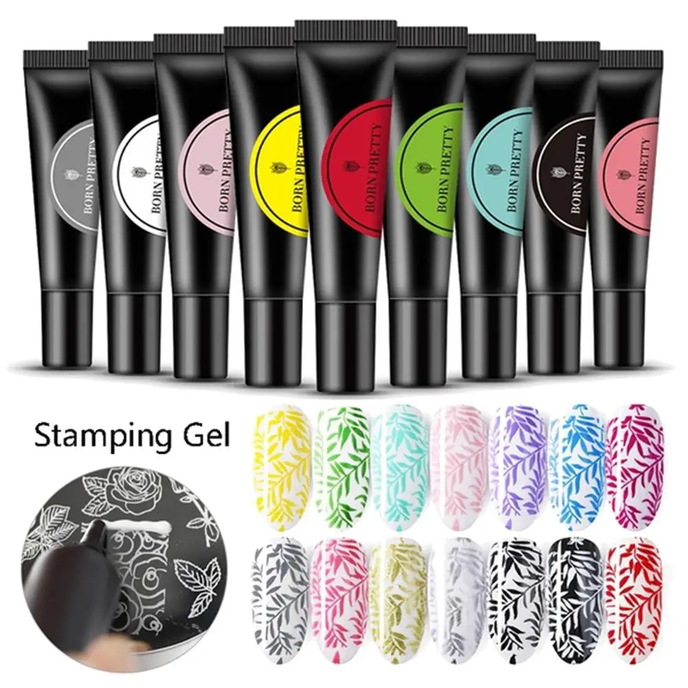 

Fashion Beginners Stamping Printing Gel Semi Permanent Soak Off UV LED Nail Art Polish
