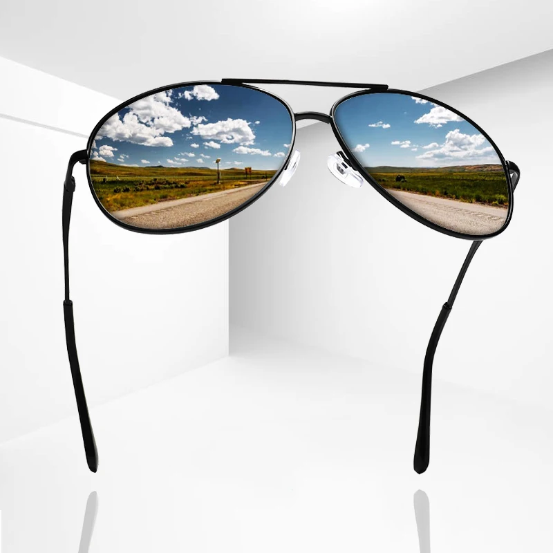 Высокое качество винтажные мужские солнцезащитные очки поляризованный дизайн квадратная оправа солнцезащитные очки покрытие линзы вождения оттенки мужские очки