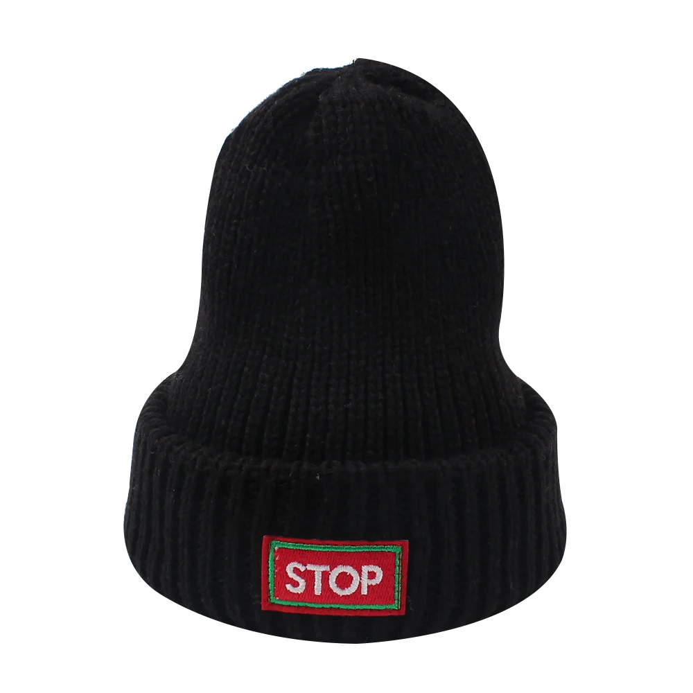 Knitted Warm Baby Beanie Hat Candy Color Fashion Girls Beanie Korean Style Autumn Winter Kids Hat Hip Hop Cap Baby Boys Clothing (7)