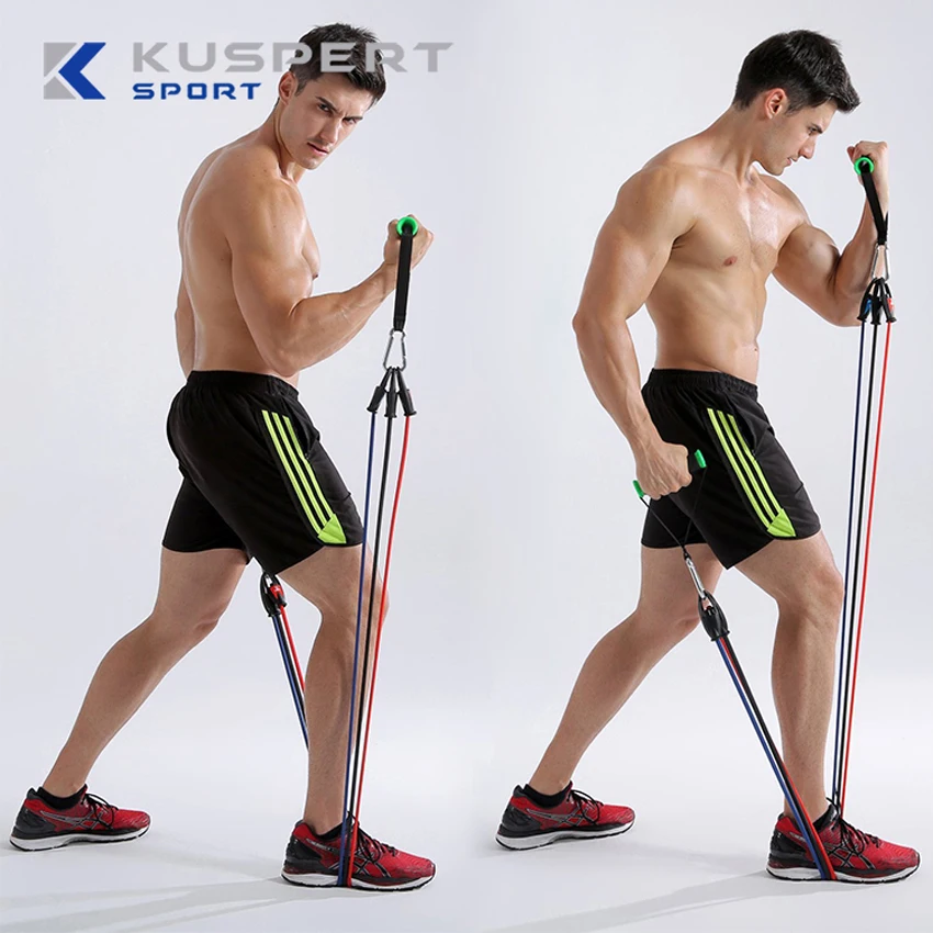 Kuspert Resistance Kit Band Set with Door Anchor Ankle Strap Exercise