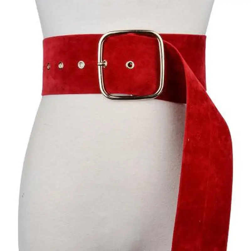 

New 6.5cm Wide Women Belt Long Velvet Obi Waist Belt 2018 Brand Cinch Belts for Woman Designer Lady Waistband Dress Accessories