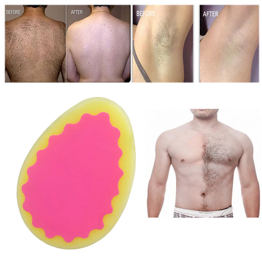 1Pcs Magic Painless Hair Removal Depilation Sponge Pad Remove Hair Remover Effective Beauty Tool Outil depilation #