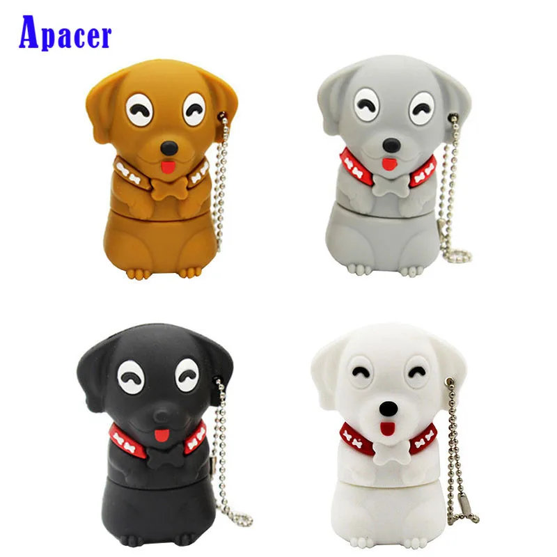 

Apacer cartoon Animal pen drive new model dog usb flash drive 4GB 8GB 16GB 32GB 64GB cartoon gift free shipping