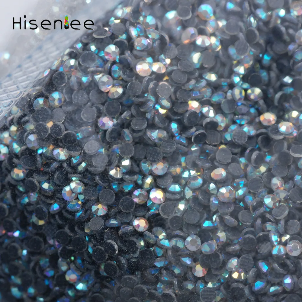 

Hisenlee Crystal AB SS6 SS10 SS16 SS20 SS30 Wholesale Hot Fix Rhinestones Glitter Crystals DIY Flat Back HotFix Stones Strass
