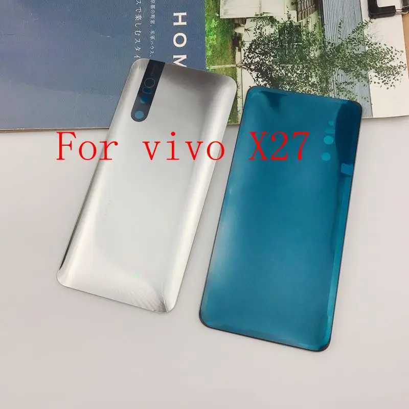 Новая стеклянная батарея задняя крышка корпус двери для vivo X27 X27A батареи vivoX27 X 27 6