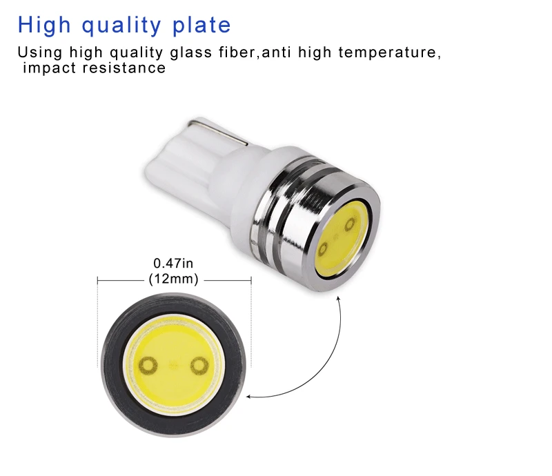 4 шт. T10 194 168 светодиодный W5W лампы COB светодиодный чип, на танкетке, с боковой парковка приборной панели лицензии лампы 12V автомобильный Стайлинг белого и синего цвета красного и желтого цветов
