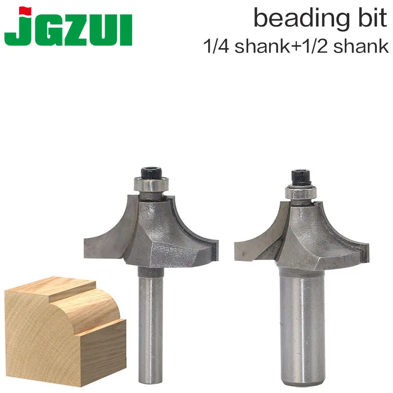 1pcs 1/2" 1/4" Shank Beading Router Bit Tungsten Carbide Beading Bit