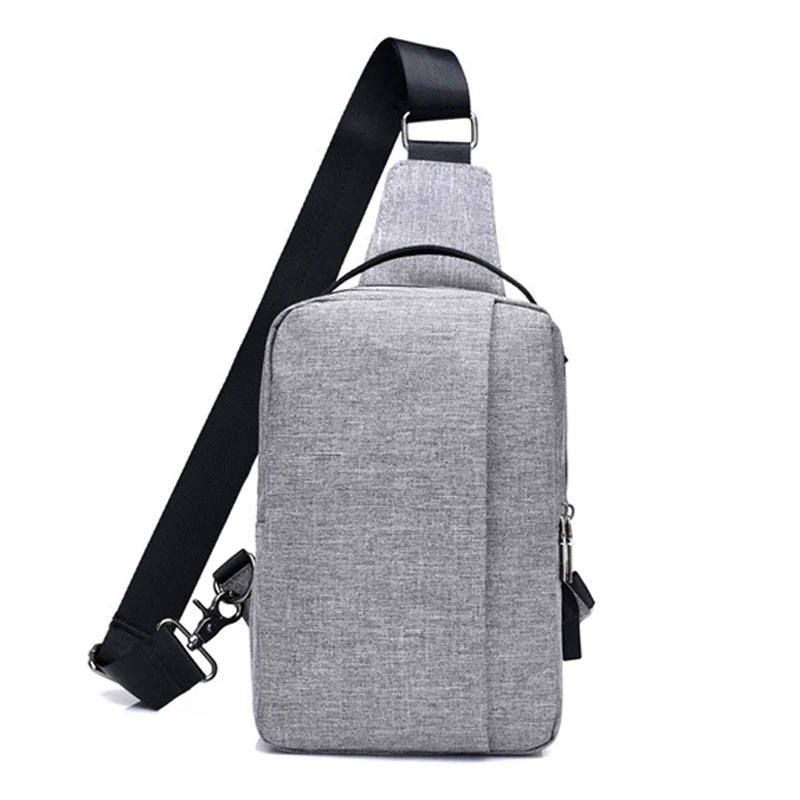 Men Women Backpack Anti Theft Teenager Canvas Chest Bag Large Casual USB Rechargeable Boy Single Shoulder Sac A Dos Homme BP0223 (1)