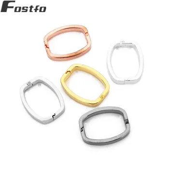 

Fostfo 5pcs/lot 20x26mm Alloy End Fastener Clasps for Scarf Necklace Bags Metal Buckle Clasps Connectors DIY Jewelry Findings