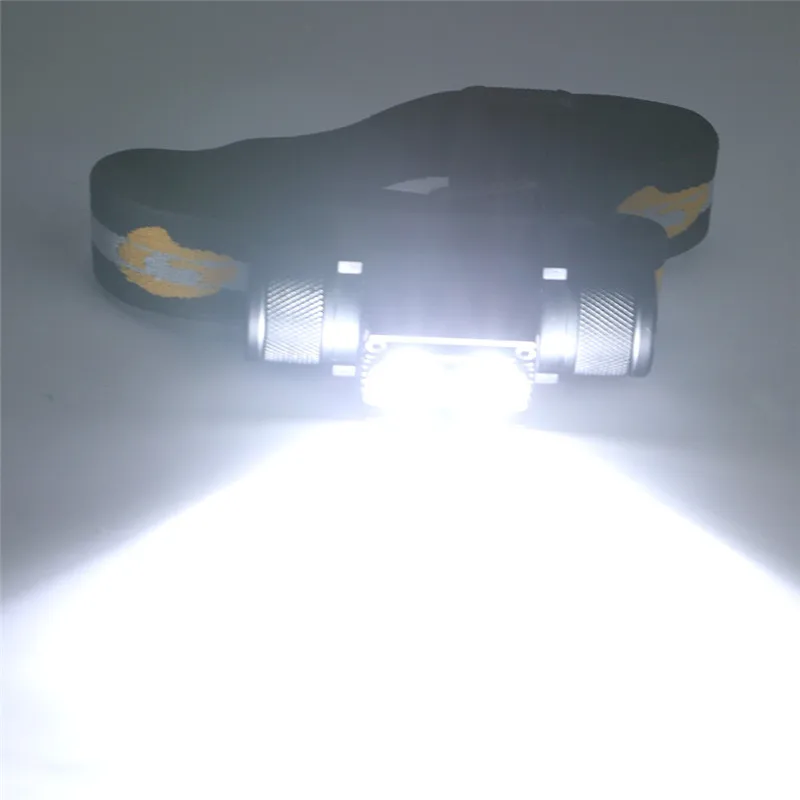 Светодиодный налобный фонарь 3800LM с зарядкой от USB перезаряжаемый мощностью 18650