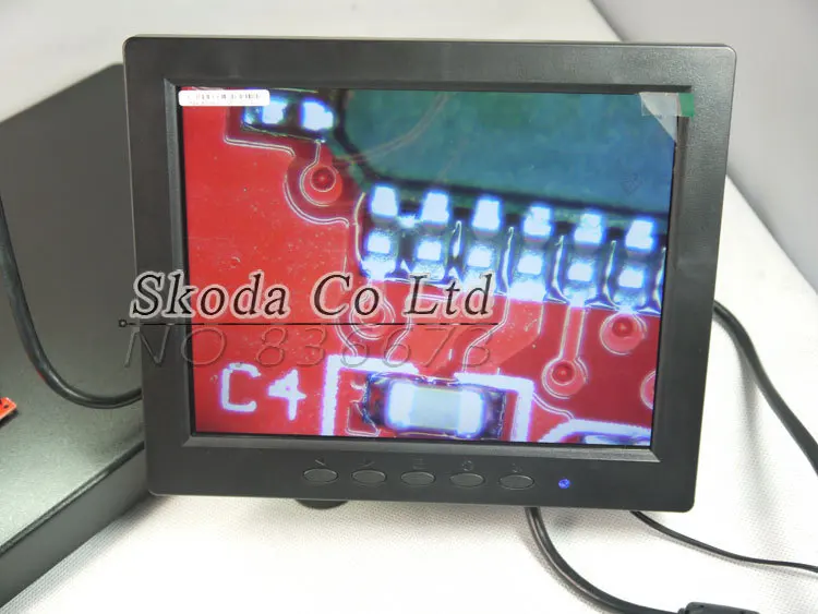 2mp 2 in1 VGA AV цифровой индустрии видео микроскоп Камера комплект + 8 &quottft ЖК дисплей