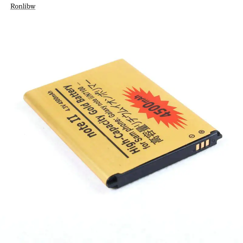 Аккумулятор Ronlibw для Samsung Galaxy Note 2 4500 мАч EB595675LU N7100 N7102 с функцией замены мобильного