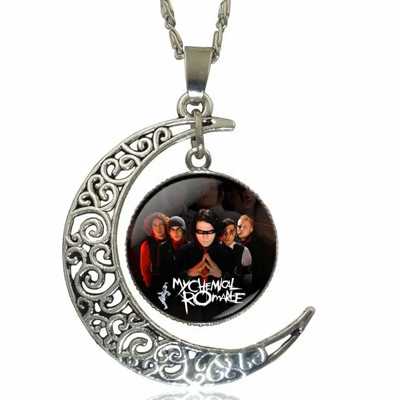 Рок группа My Chemical roman модные ювелирные изделия винтажное стеклянное ожерелье с