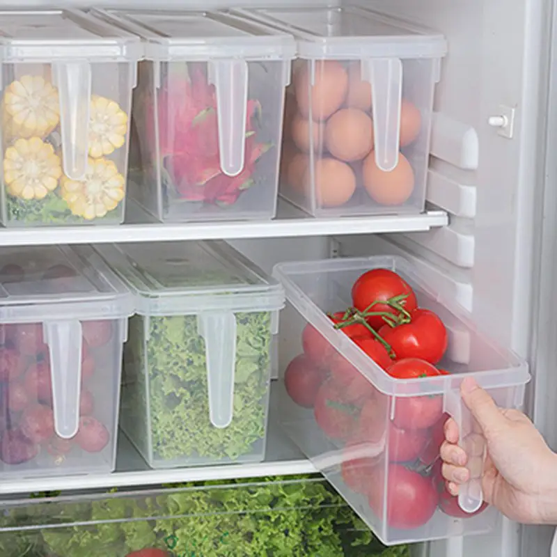 Home Sealed Crisper Refrigerator Food Storage Box /large capacity