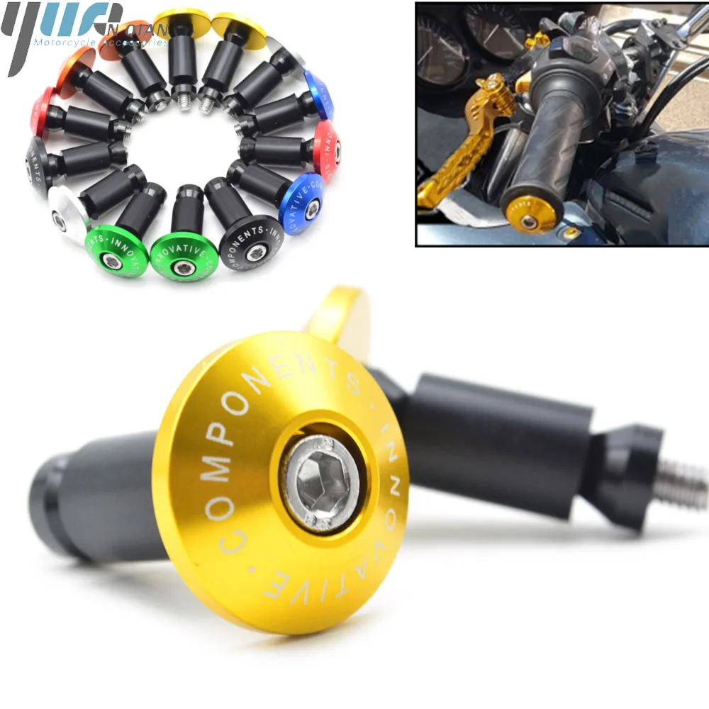 

7/8"22 motorcycle brake cap motocross handle bar grips ends For YAMAHA YZ WR SEROW TTR XT 450 600 1000 F/X/FX/R/LANZA