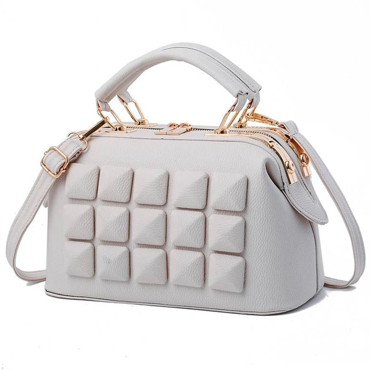 

Women Handbag Leather Women Bag Shoulder Bag Crossbody Handbag Women's Small Box Design Ladies Elegant Fashion Litchi Pattern