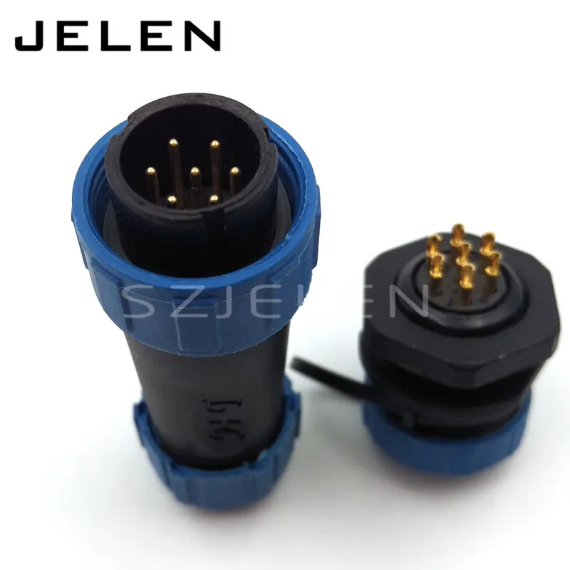 Buy SY1710, 7 PINS Military LED circular push pull