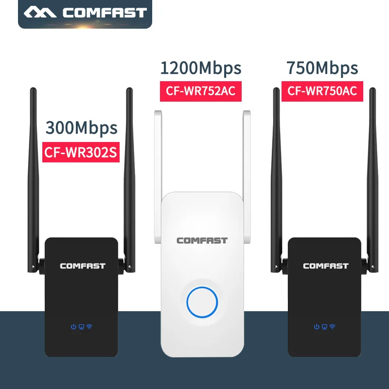 Беспроводной N маршрутизатор 802.11ac беспроводной Wifi повторитель 150м-1200mbps мини Repetidor Wifi усилитель сигнала 2,4G+ 5,8G Wi fi удлинитель