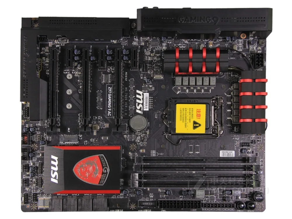 Оригинальная материнская плата MSI Z97 GAMING 9 AC LGA 1150 DDR3 Socket i3 i5 i7 16G SATA3 USB3.0 бесплатная