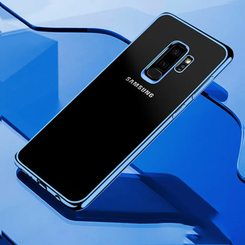 

Cases For Samsung Galaxy A30 A50 A10 A20 A70 M10 M20 M30 Plating TPU Soft Silicone Armor Transparent Case For Samsung Galaxy A30