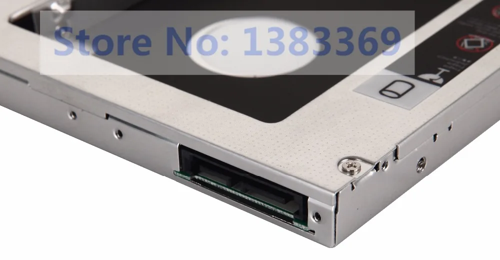 2nd Hard Drive HDD SSD Caddy Adapter for Fujitsu Celsius H700 H710 H720 AD-7710H