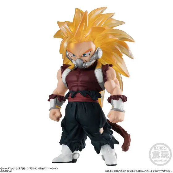 BANDAI рекламная игрушка фигурка-набор из 5 шт Goku Bardock Vegetto Cumber(злой Саян) из "Супер Герои Dragon Ball"