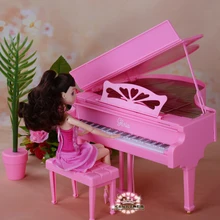 Куклы аксессуары новая мебель розовый имитация пианино для куклы Барби игрушки diy игровые наборы для детей девочек Подарки на день рождения
