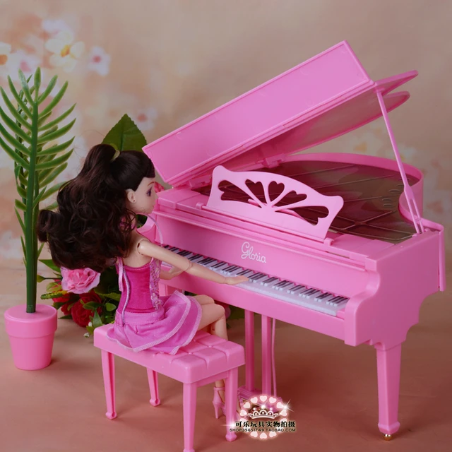 Piano De Simulation Rose Pour Barbie, Accessoires De Poupées, Nouveaux  Meubles, Ensembles De Jeu Diy, Cadeaux D'anniversaire Pour Enfants Et  Filles - Poupées - AliExpress