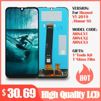 

5.71'' for Huawei Y5 2019 LCD Display+Frame Digitizer Touch Screen For Huawei Honor 8S AMN-LX1 AMN-LX2 Lcd Assembly Repair Parts