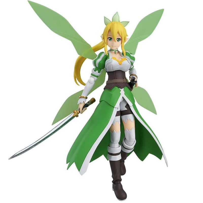 14cm anime figures Sword Art Online figures Figma Wind Elf action figure Kirito Asuna Figure PVC Action Figure Collection Model