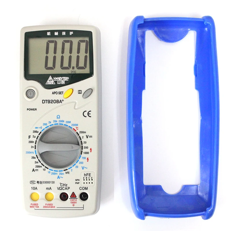 DT9208A+ Digital LCD Multimeter Meter Current ACDC Voltage Resistance Capacitance Frequency Temperature Tester Detection (8)