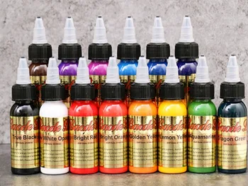 

advanced14pcs 30ml Professional Tattoo Ink 14 Colors Set 1oz 30ml/Bottle Tattoo Pigment Kit Fashion Makeup cosmetics Tools 14pcs