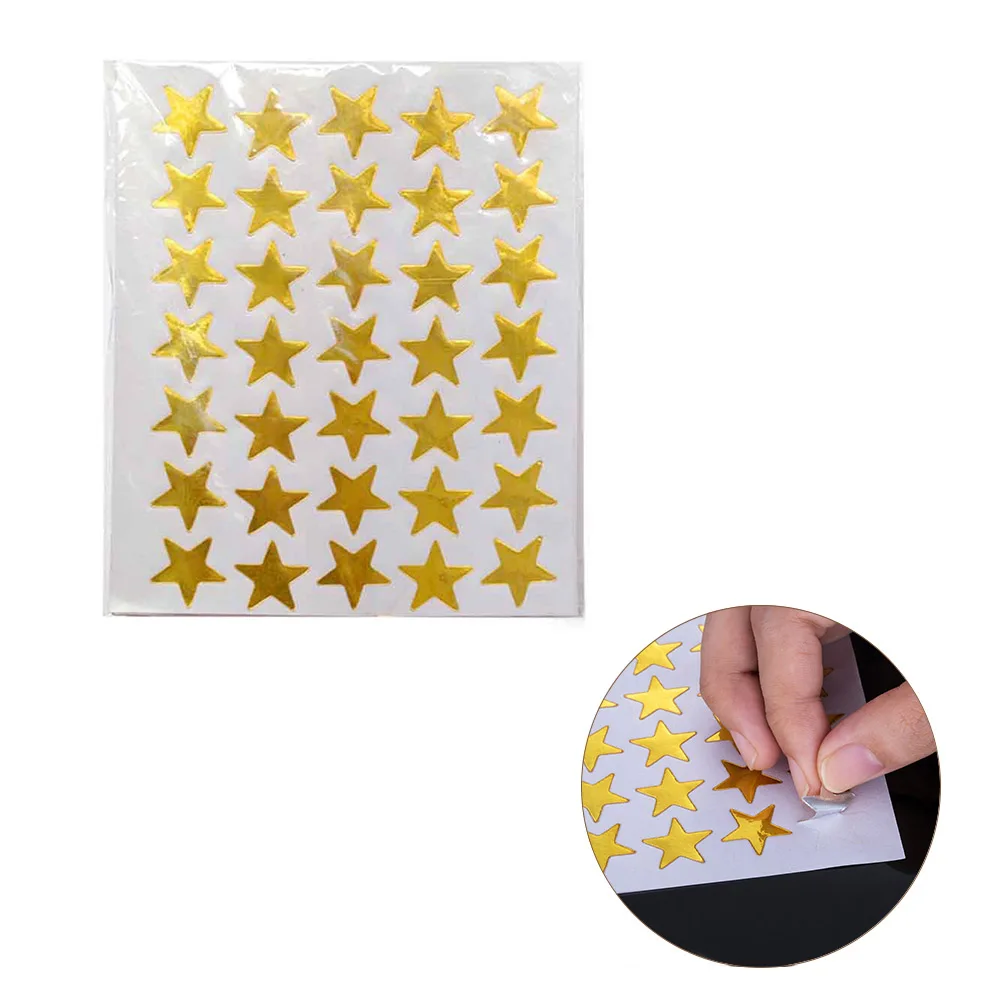 Lovely Star Teacher Reward Tag Children's toys stickerDiy Kids Stickers