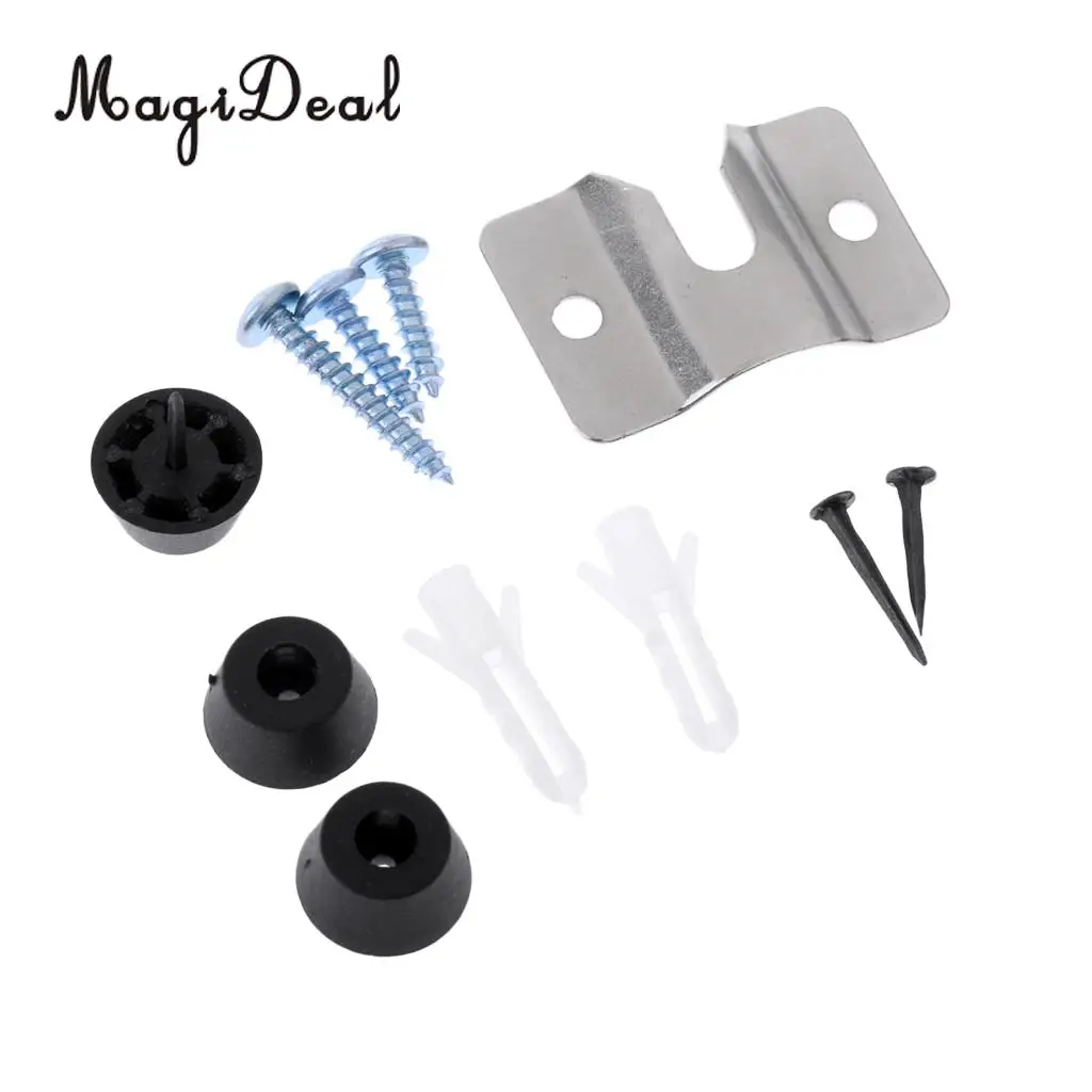 MagiDeal Dartboard Mounting Bracket Hardware Kit Screws for Hanging Dartboard