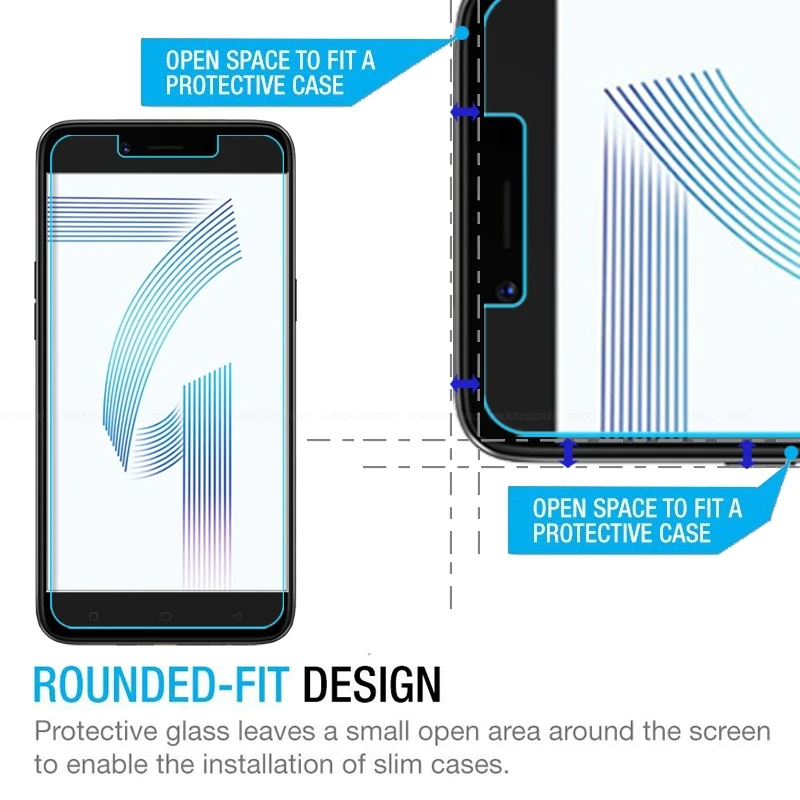 3D закаленное Стекло для OPPO A3S A37 A83 A71 A5 A57 A3 A7X F9 FindX F1S F1 Экран протектор Защитная