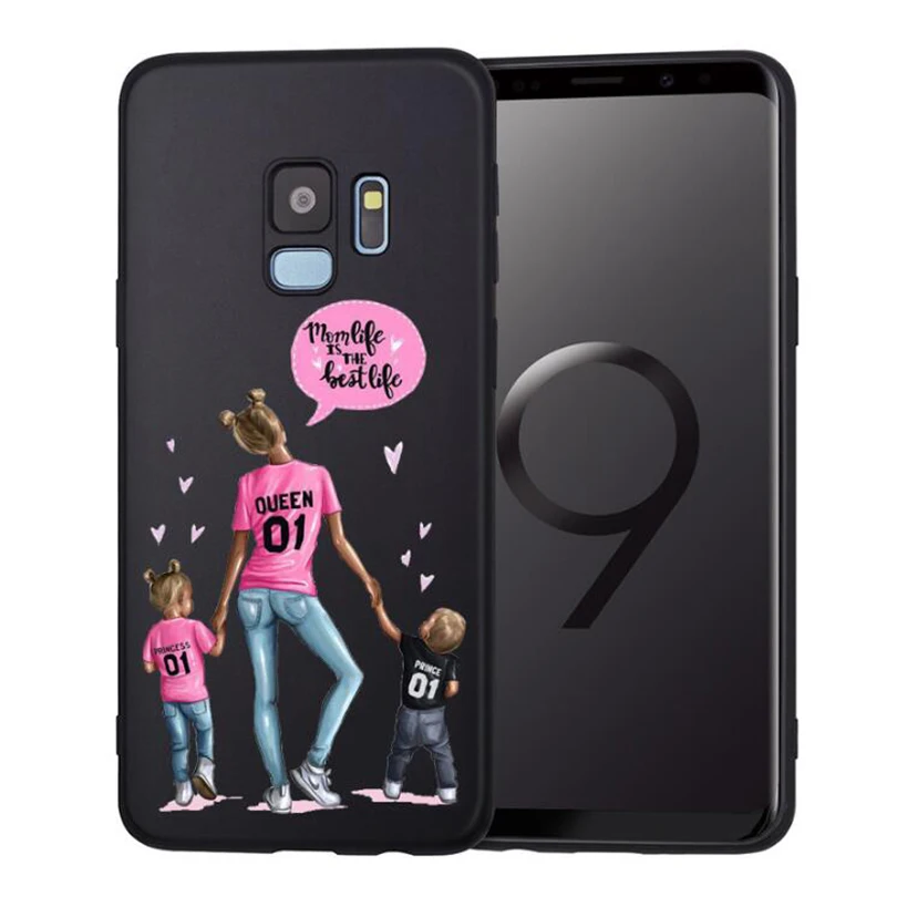 Мышонок I Love Mama мышь Супер для мам и дочек чехол телефона Samsung Galaxy S8 S9 S10 плюс S7 S6