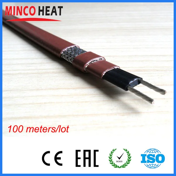 

120V 240V 35W/m ~ 60W/m best solution to prevent freezing self regulating antifreeze heating cable