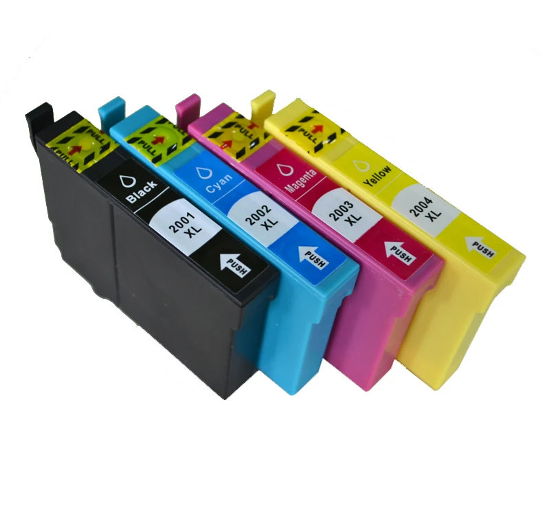 

4pcs T2001 ink cartridge t200XL for Epson XP100 XP400 XP200 XP300 XP310 XP410 WF 2530 2540 Workforce 2510 Printer ink T2001