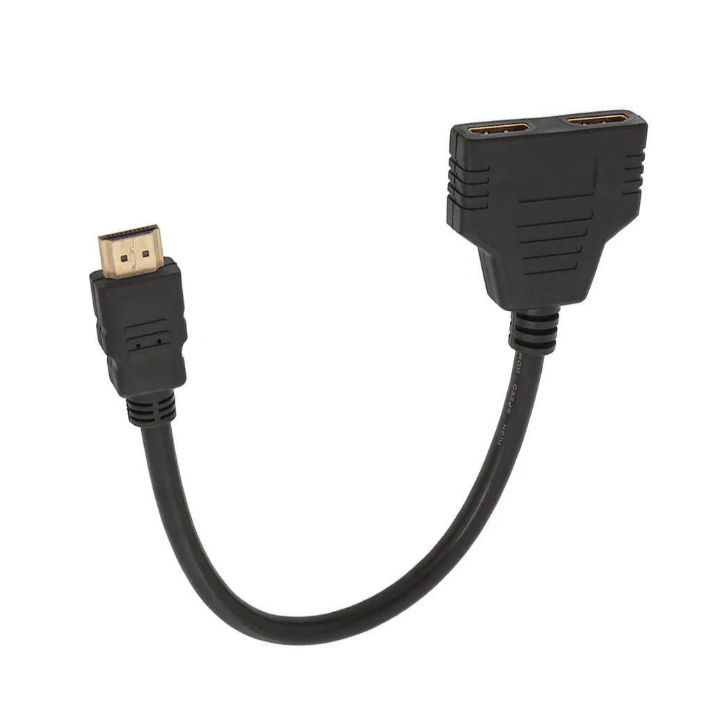 4 к HDMI 2,0 кабельный разделитель адаптер конвертер 1 в 2 из HDMI штекер 2 HDMI UHD Новое поступление Мода