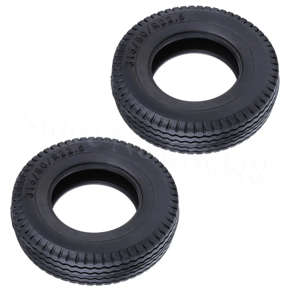 2pcs/lot Tractor Trailer Tires 84mm/86mm /88mm Rubber Tires For Tamiya