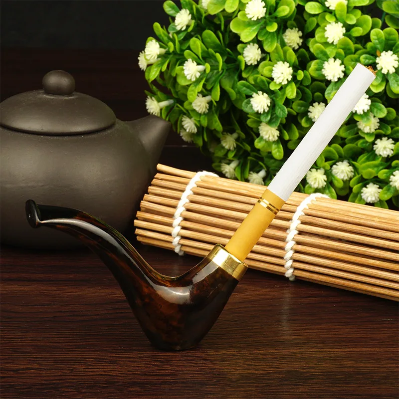 Bent Type Cigarette Holder Pipes for Smoking Weed Mini