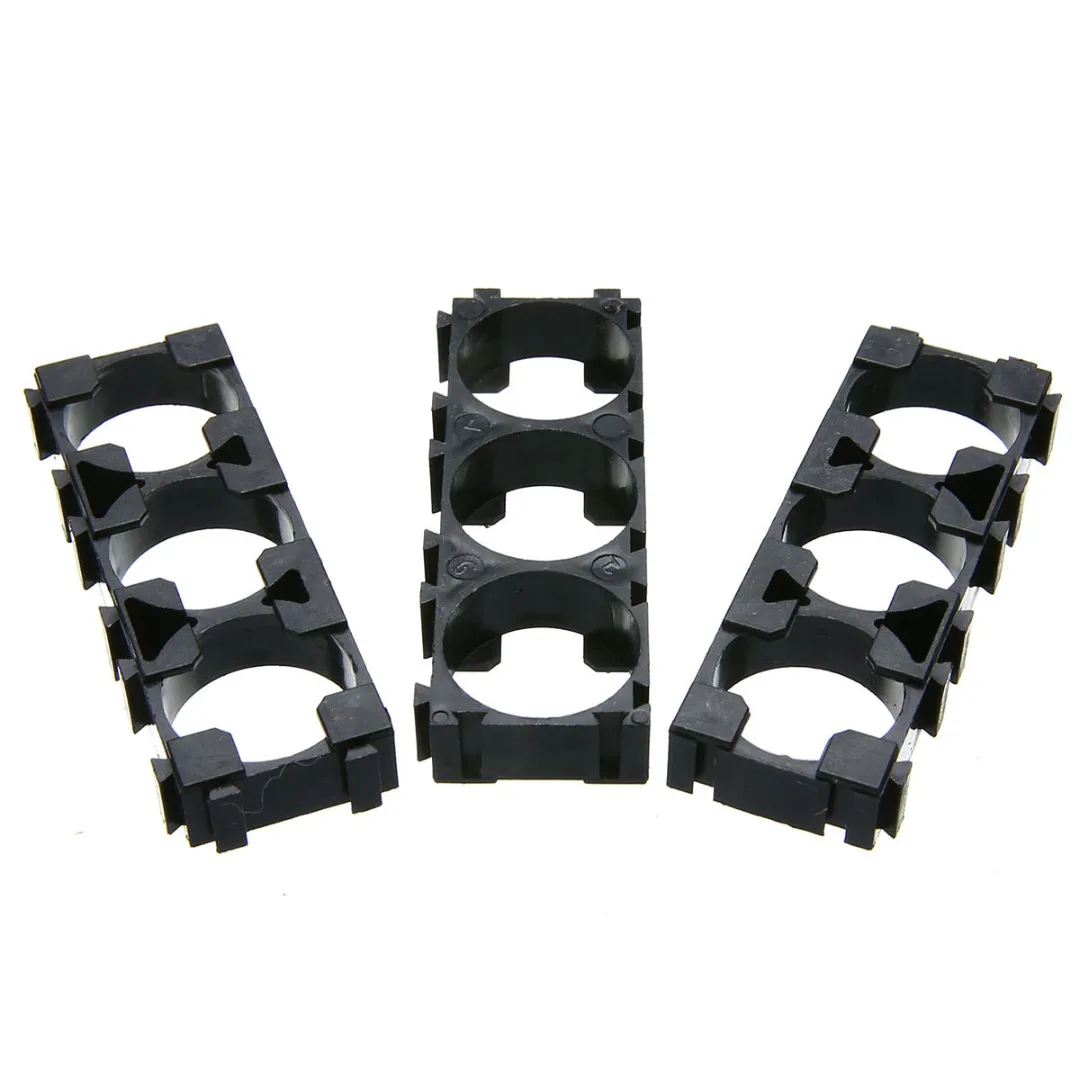 20pcs Black Battery Spacer Solid Reliable Batteries Radiating Shell Plastic Heat Holder Bracket For 3xCell 18650 Battery