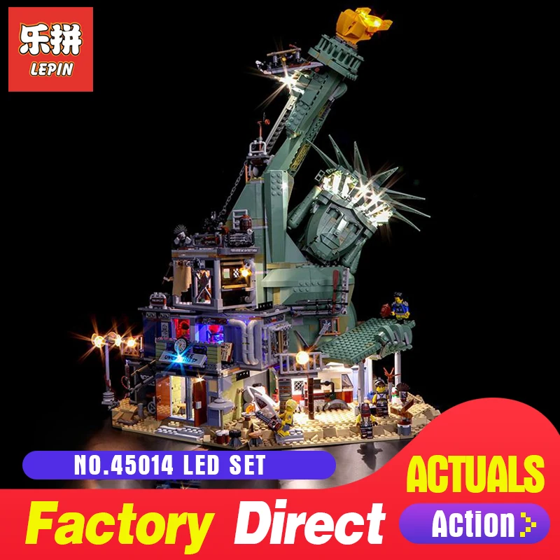 

Lepin Led Light Up For Movie Series Welcome to Apocalypseburg Building Block Light Set Compatible 70840 And 45014 (Only Led)