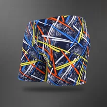 Мужская одежда для плавания с несколькими принтами эластичные плавки дышащие пляжные шорты для плавания быстросохнущие Летние плавки-боксеры для серфинга