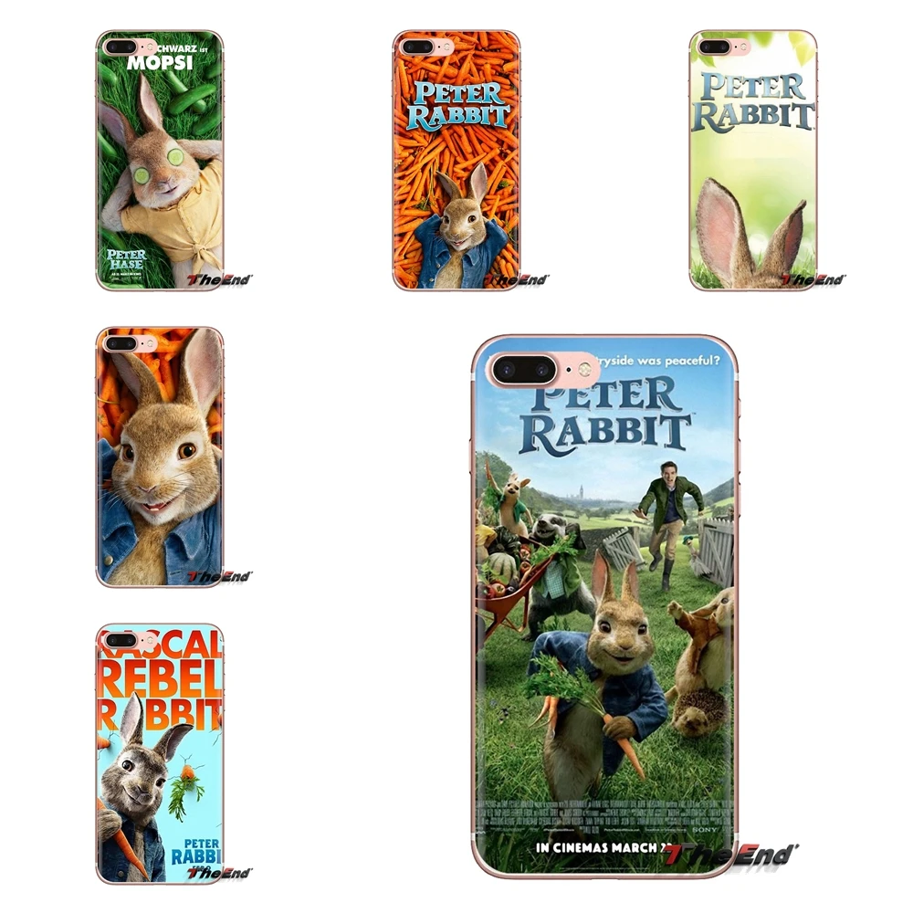 cute Peter Rabbit Soft Transparent Cases Covers For Huawei G7 G8 P7 P8 P9 P10 P20 P30 Lite Mini Pro P Smart Plus 2017 2018 2019 |