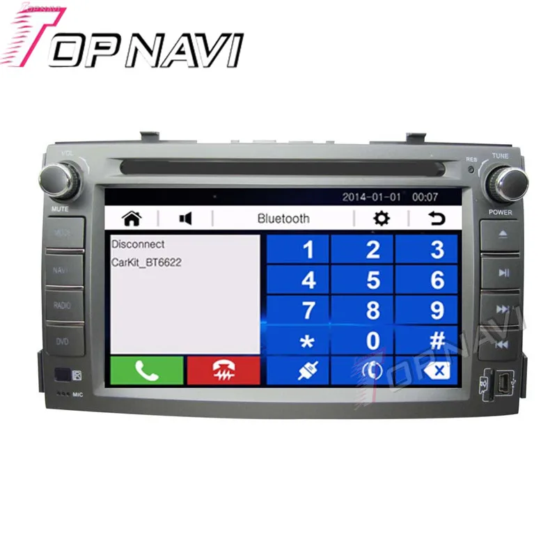 Автомобильный DVD GPS Topnavi 6 2 дюйма для KIA Soul 2012 Автомагнитола мультимедиа аудио